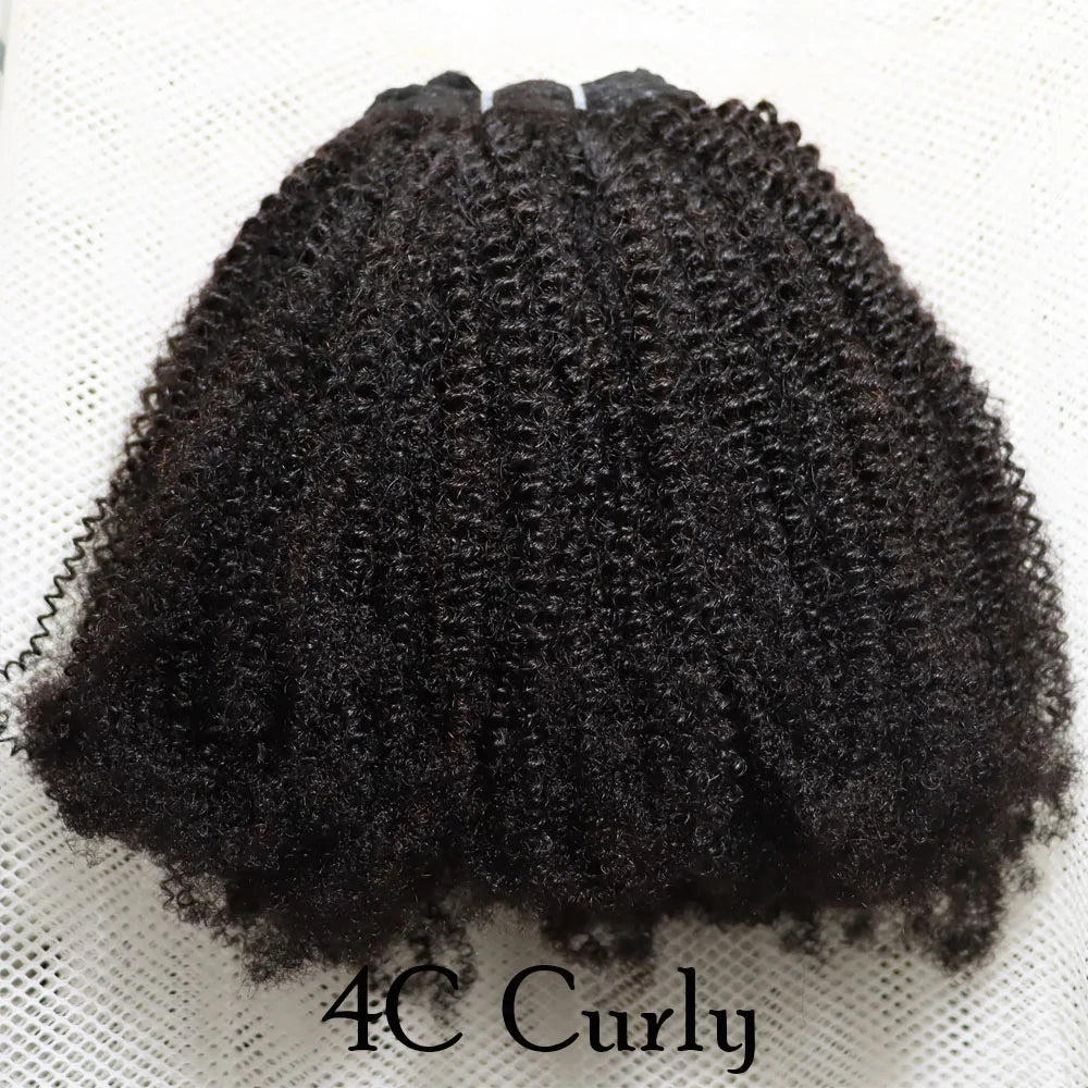 4b, 4c, 4a human hair bundles