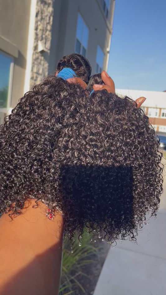 Afro Kinky Curly Human Hair Bundles